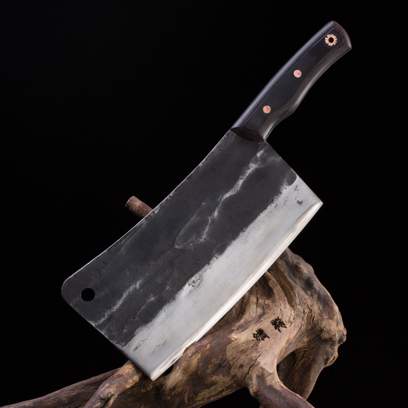 龙泉骨头刀具大刀剁骨屠夫重型专用螭龙商用斩骨刀