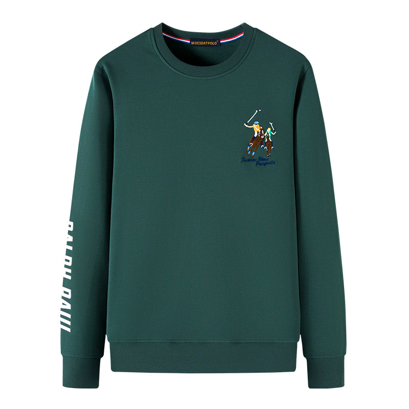 2022新款春秋新品保罗polo卫衣青年男装套头卫衣