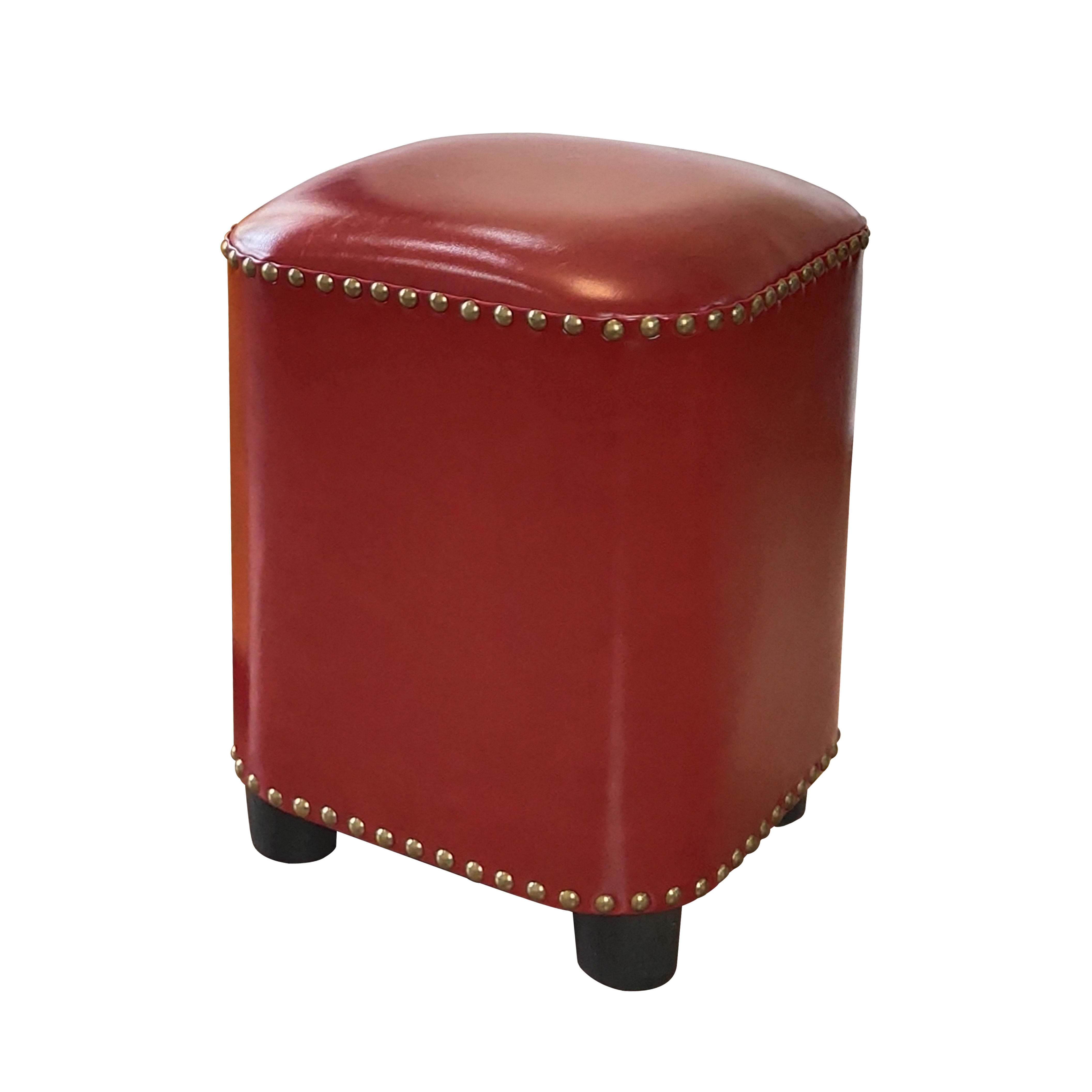 浪朵时尚创意皮凳沙发美式圆方懒人家用墩子换鞋凳