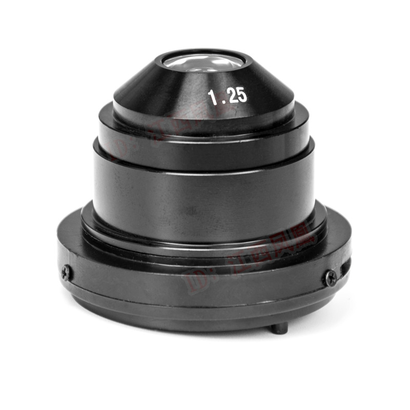 生物显微镜na125阿贝聚光镜明场聚光镜带可变光阑汇聚光