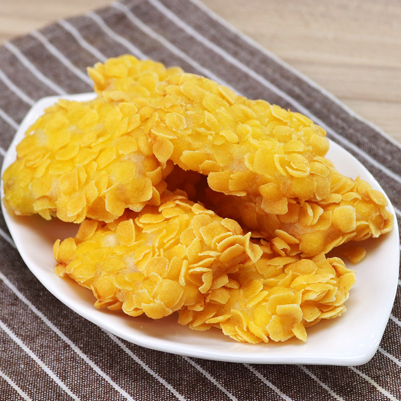 亚洲渔港福报金砖(玉米片虾排)280克/10枚汉堡玉米虾排堡食材