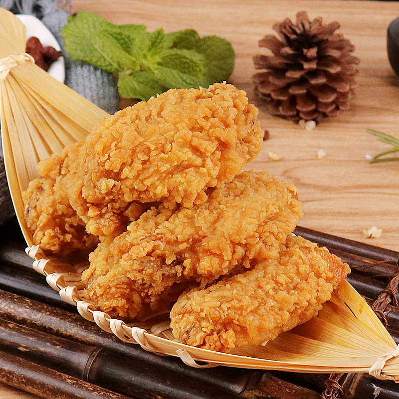 吮指炸鸡翅500g快餐店口味无需解冻油炸即可半成品生鸡肉