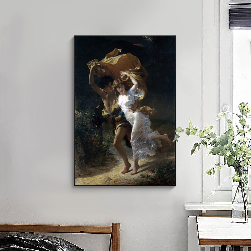 皮埃尔奥古斯古斯特考特春光暴风雨装饰画客厅油画现代简约现代装饰画