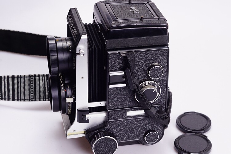 玛米亚mamiyac330蓝点后期紫膜画幅双反胶片相机大中幅相机