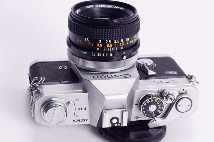 佳能canonftbsc机械胶片单反相机不输ae1f1135胶片单反