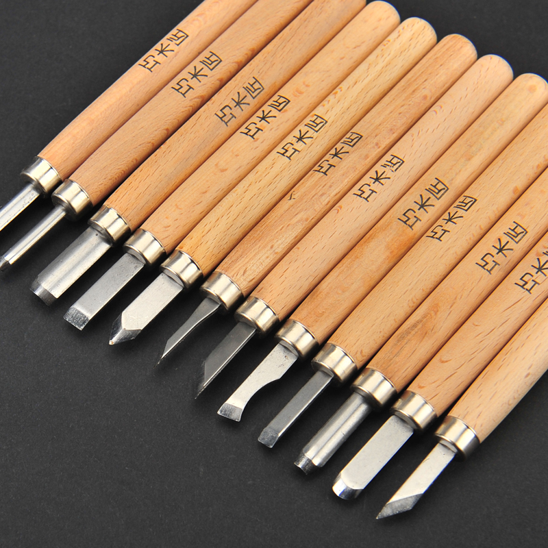 雕刻刀具手工刻刀diy入门套装篆刻橡皮章雕克刀笔刀丸刀木工工具