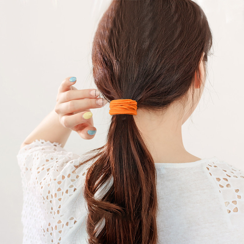 皮筋女扎头发饰韩国高弹力耐用粗发圈头绳女网红ins头饰简约发绳