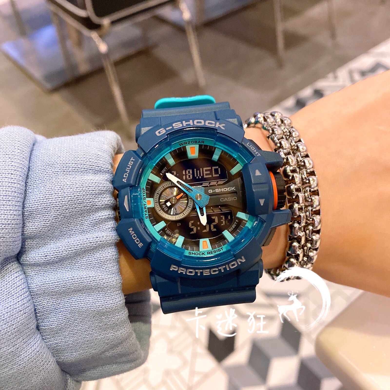 casio卡西欧手表gshock防水马卡龙海军海军日韩腕表