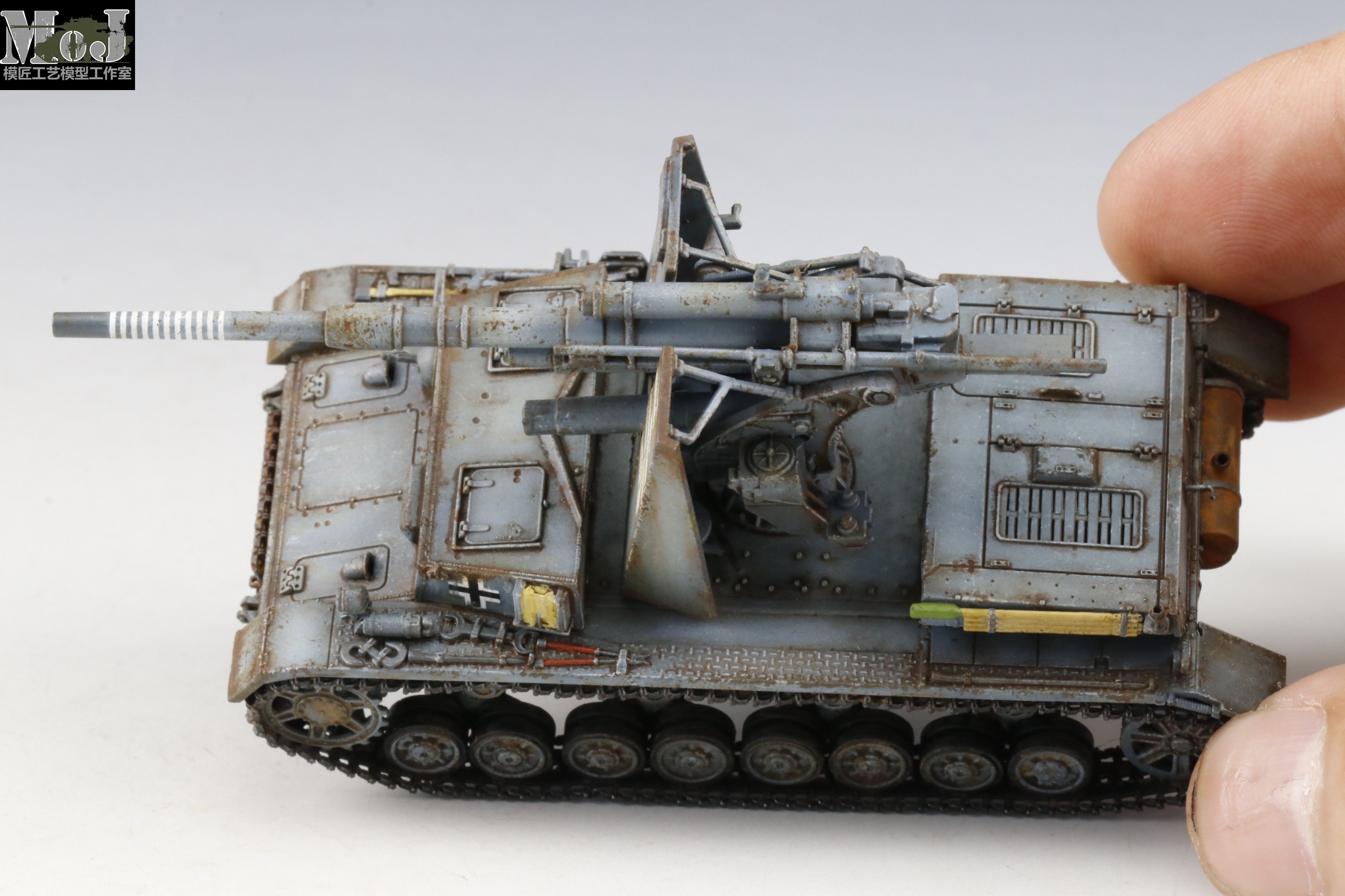 模型代工改装型后期坦克改造模匠88炮四号德军坦克