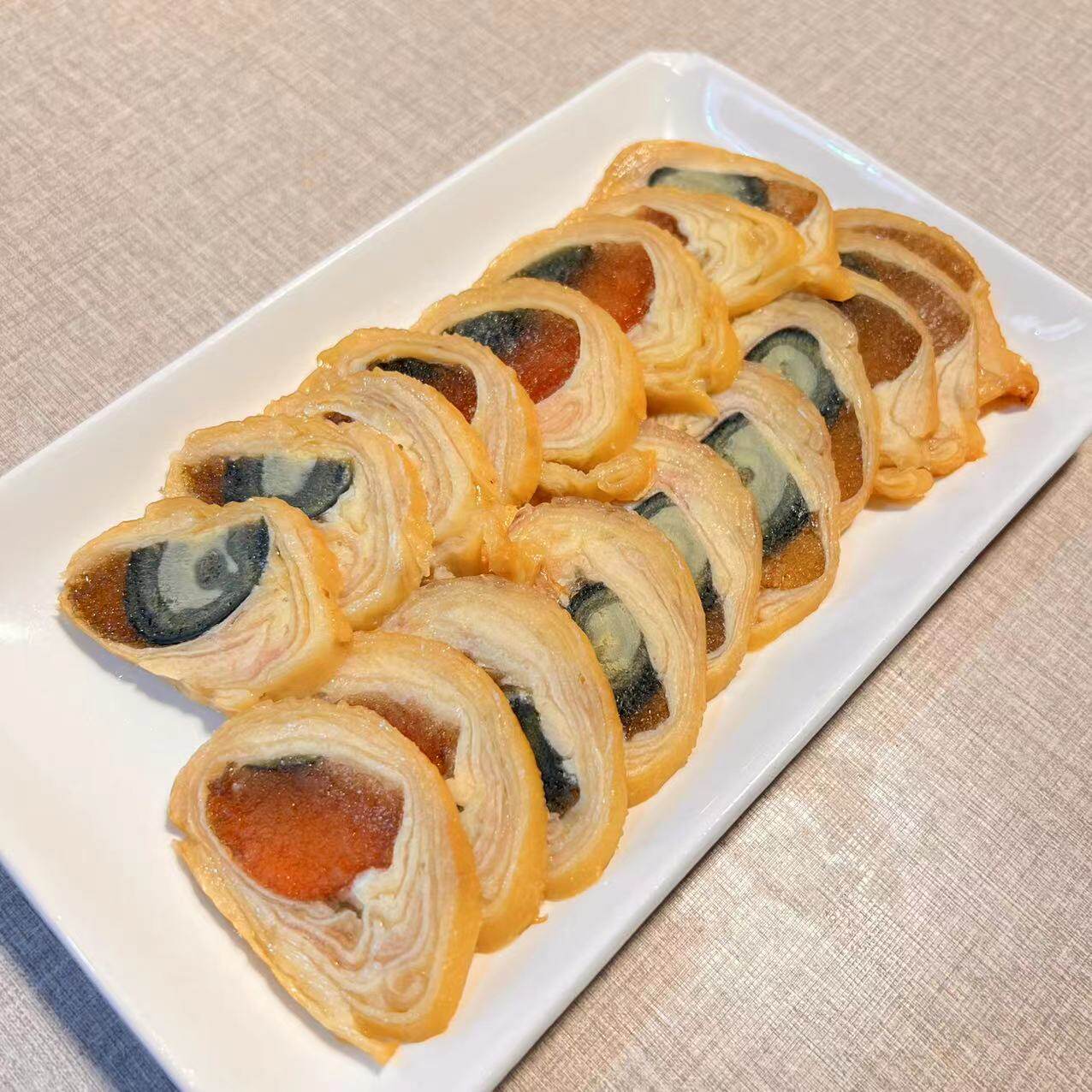 新品餐厅食材特色凉菜凉拌皮蛋卷皮蛋卷酒店凉菜