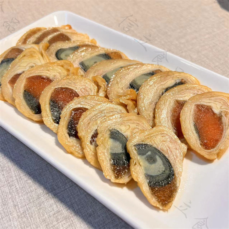 新品餐厅食材特色凉菜凉拌皮蛋卷皮蛋卷酒店凉菜