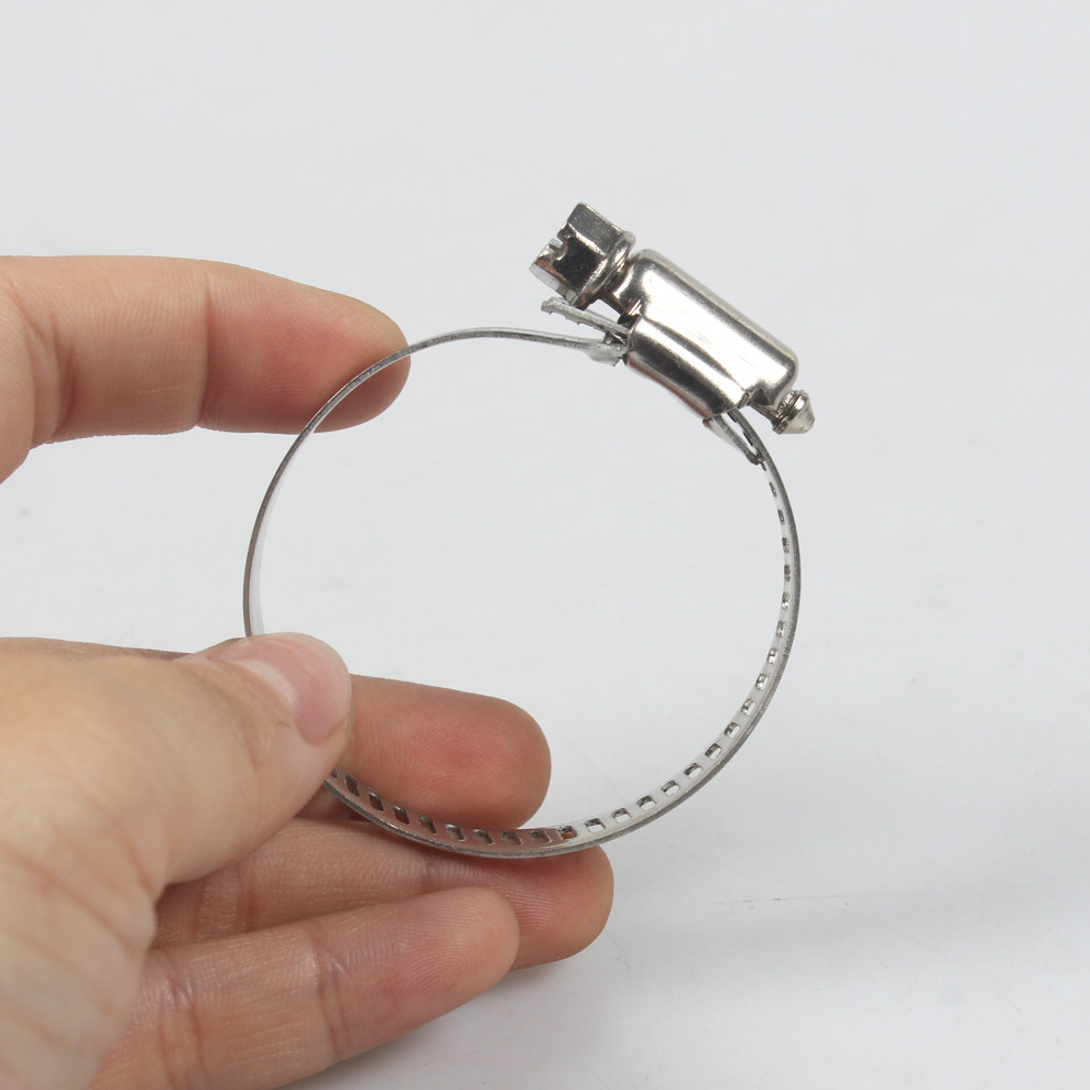 厨房配件下水管钢箍 小钢圈卡扣水槽排水管扣环固定 落水管紧箍环