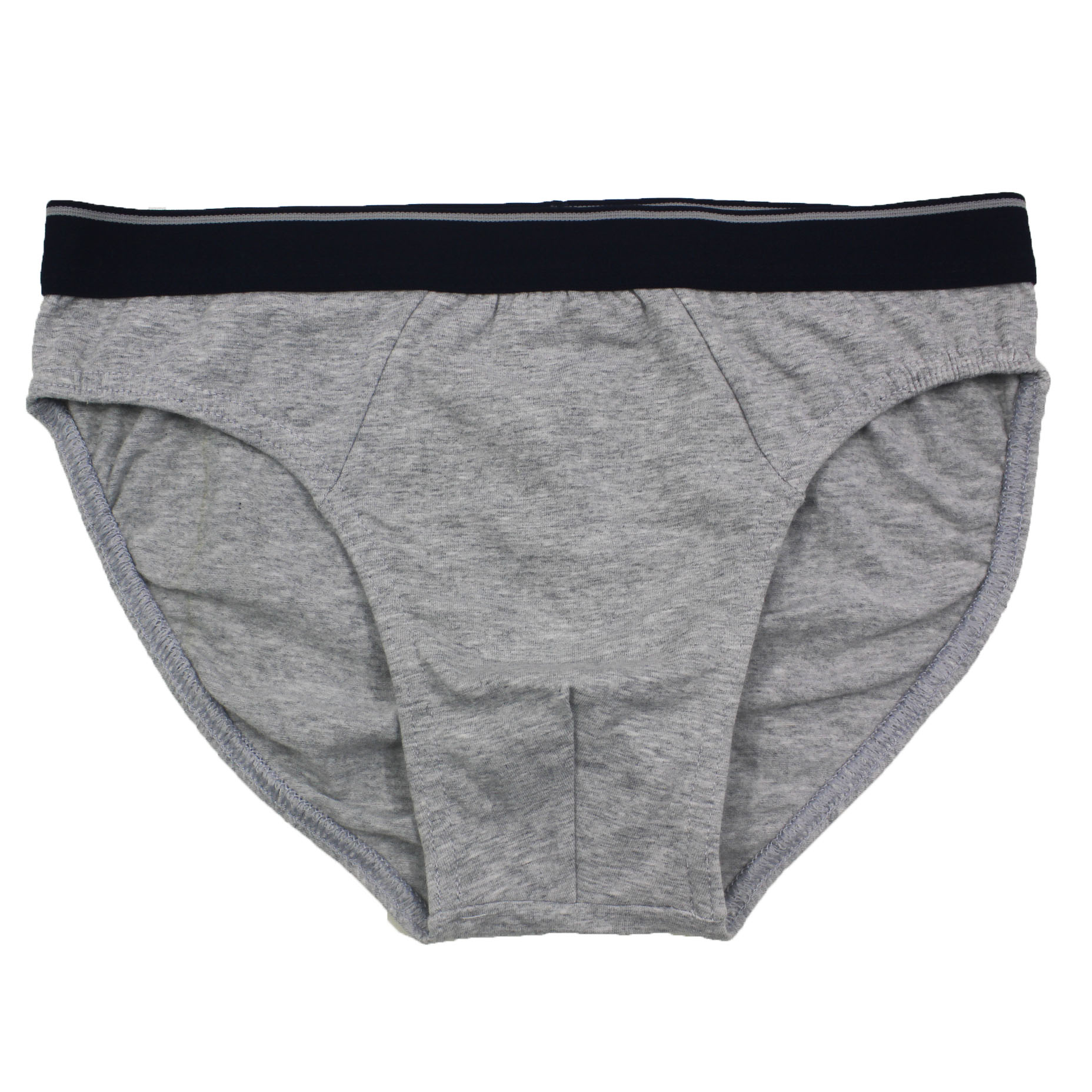 外贸原单纯棉男士中腰三角裤简约舒适莱卡透气内裤