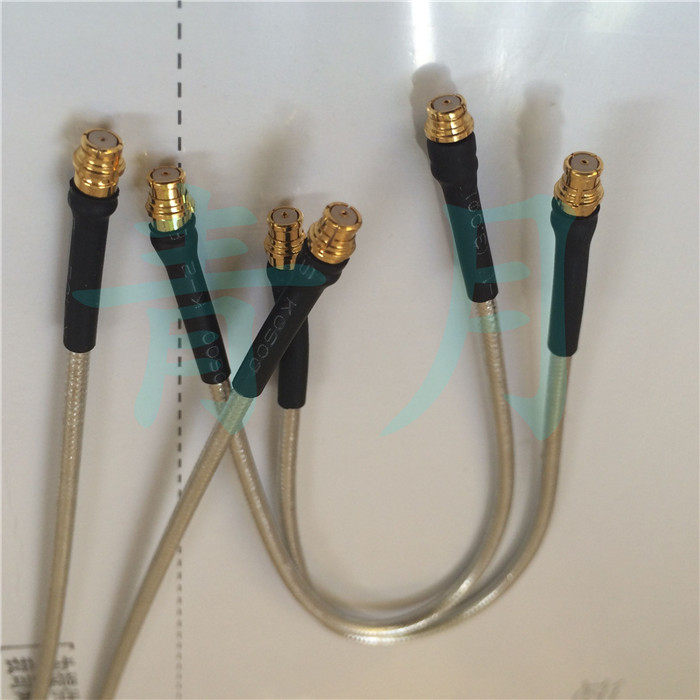smpsmp-kkrg405射频同轴连接线双母头50-2半柔测试rf头