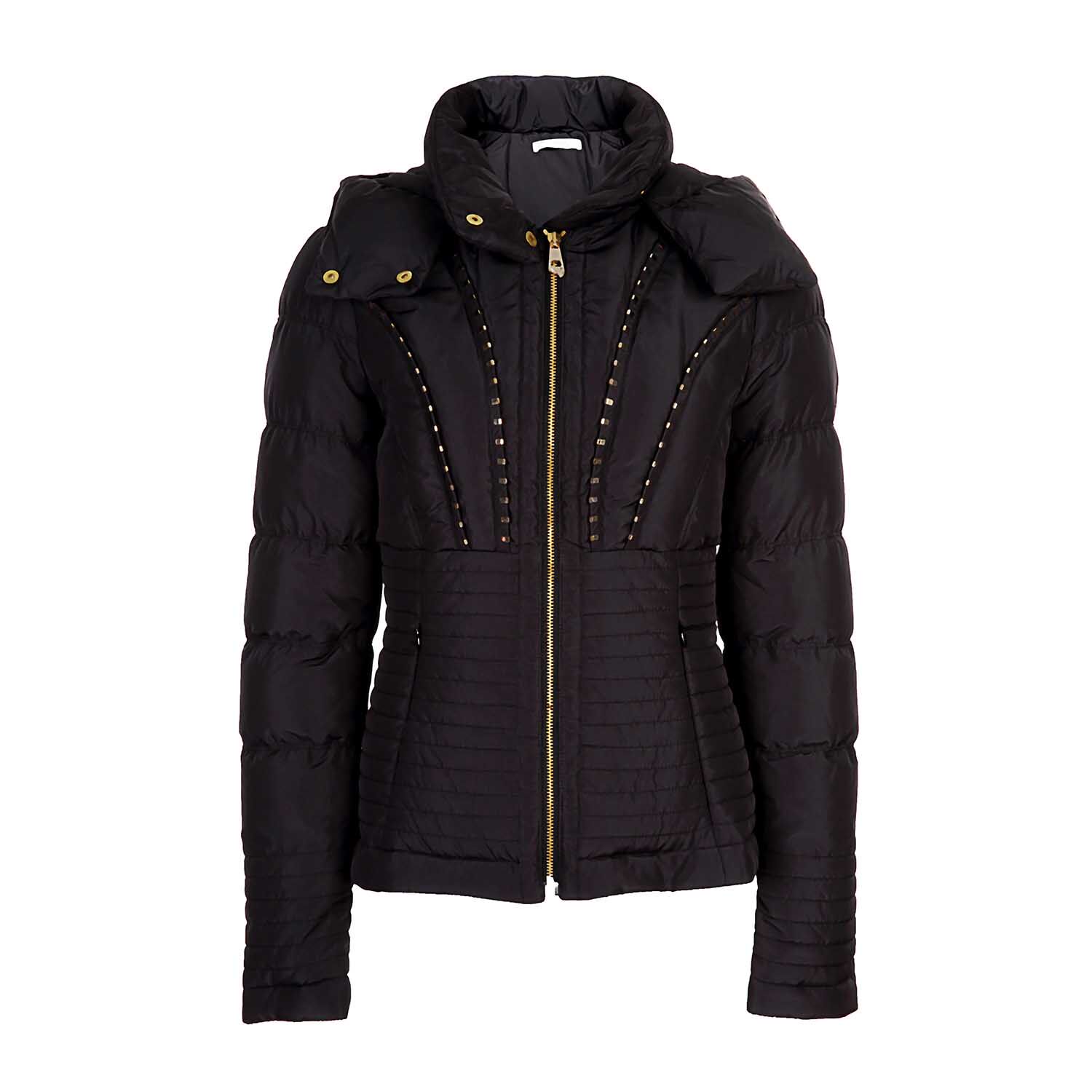 versace范思哲collection秋冬棉服时尚连帽长袖棉衣