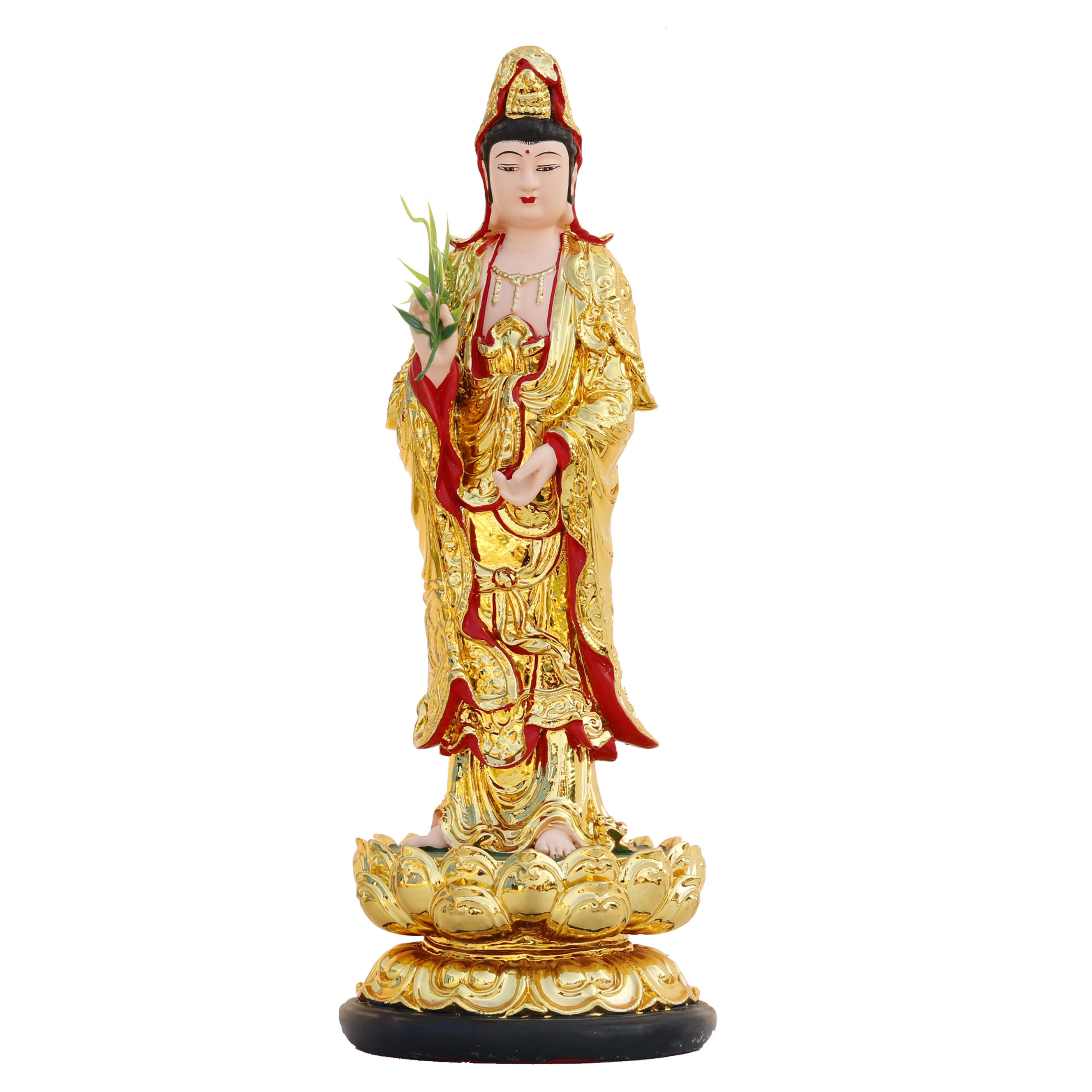 西方三圣阿弥陀佛铜雕木雕大势树脂佛像108米生漆摆件