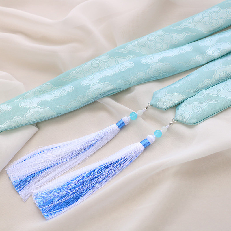 【现货】古风古代古装汉服男女云纹抹额流苏束发带头饰魔道衍生