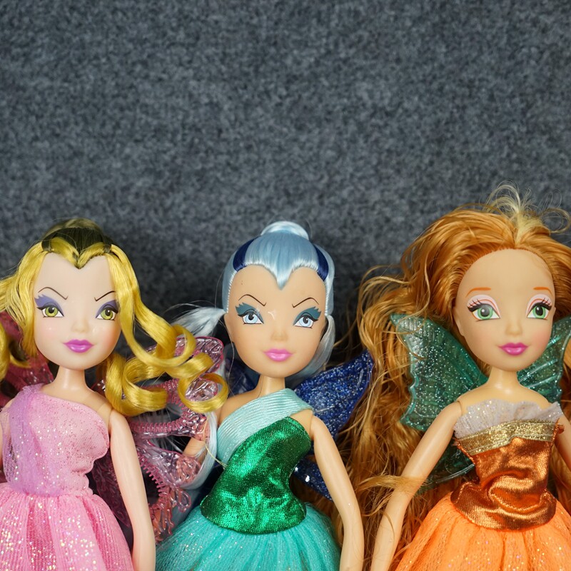 过家家玩具winxclub魔法俏佳人人偶娃娃公仔彩虹娃娃