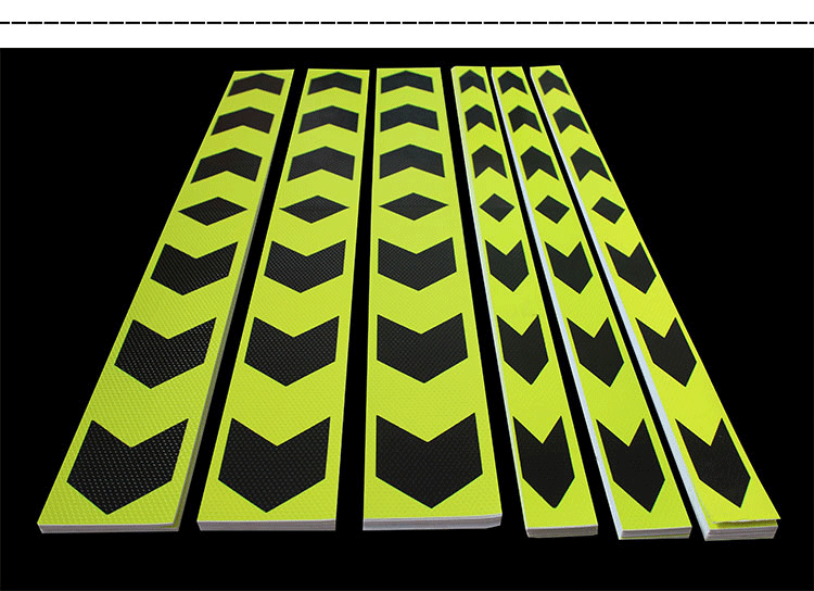 大货车导向反光贴条 汽车箭头反光贴纸 车身警示标识贴用品反光条