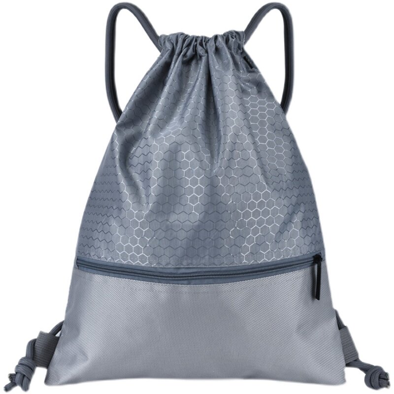 束口袋轻便男抽绳双肩包简易包运动健身拉绳包女折叠旅行旅游背包