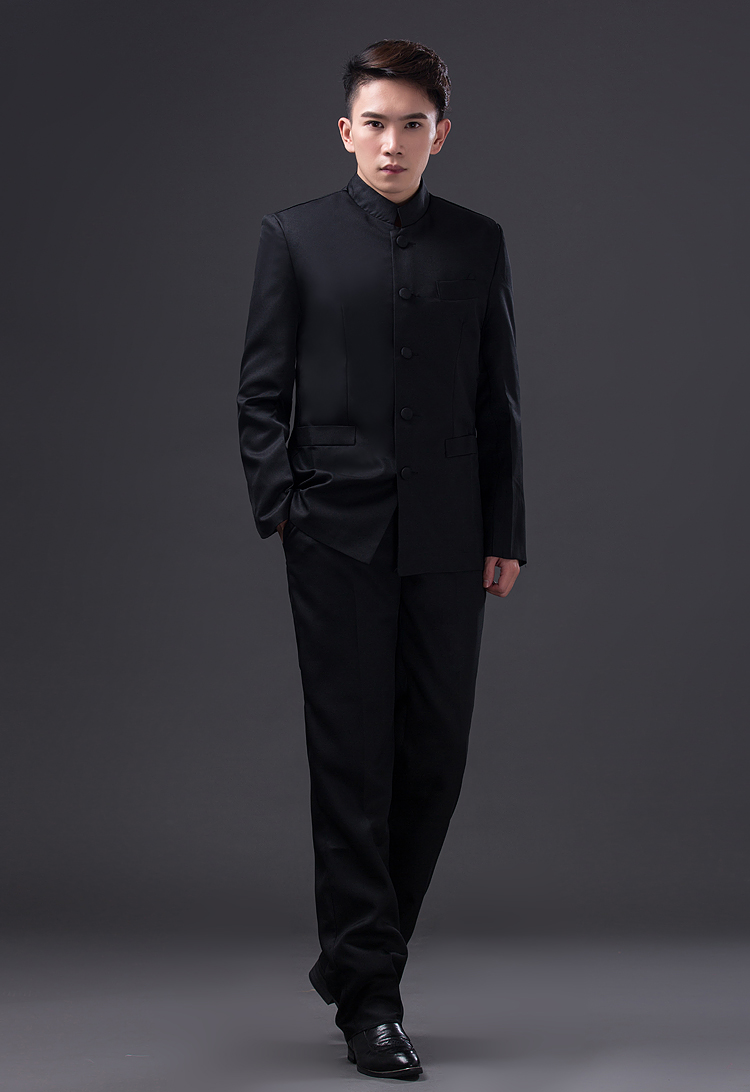 男士成人人民国风中山装五四运动青年青年学青年学生学生装民族服装