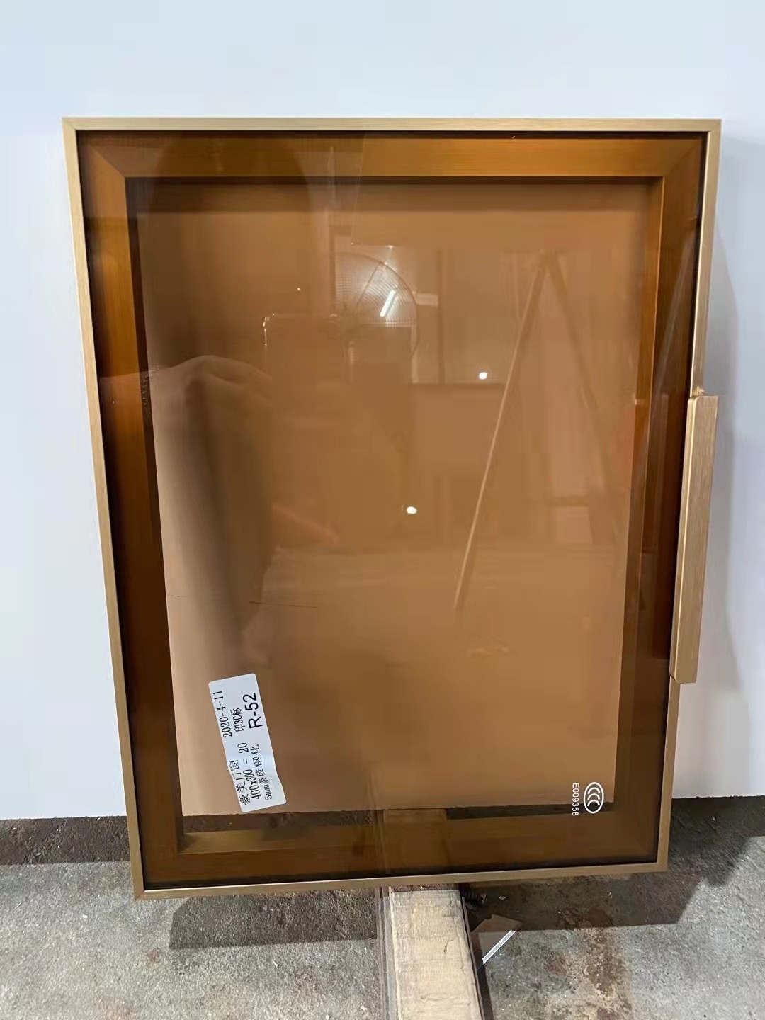 柜门定制极简铝合金衣柜移门平开酒柜长虹茶色厨房门