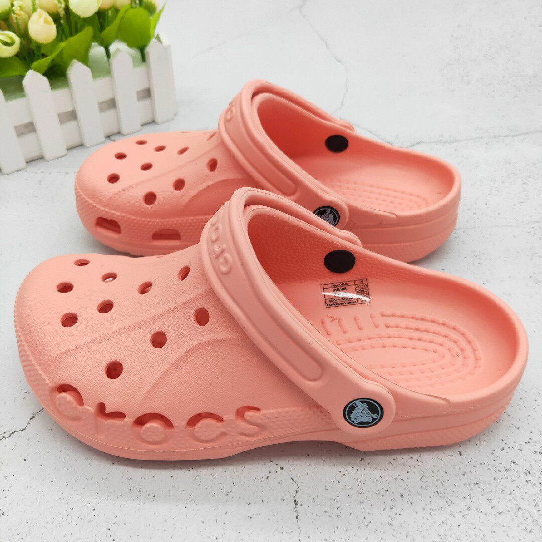 cross洞洞鞋女贝雅凉鞋情侣防滑拖鞋卡洛洛班人字拖