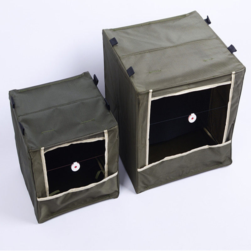 弹弓靶箱室内加厚消音帆布训练回收户外把箱心靶子靶心弹工打靶箱