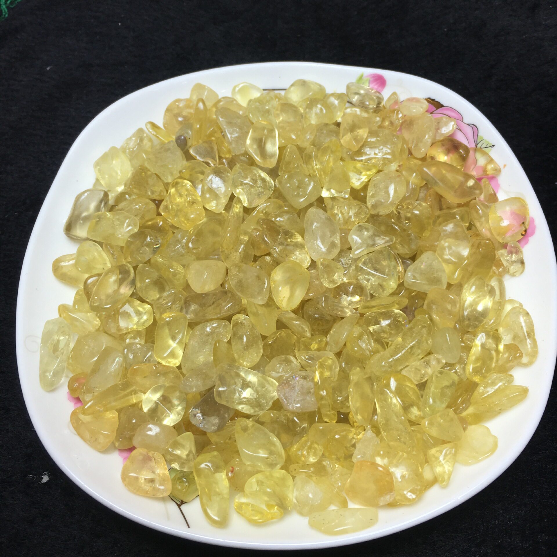 天然消磁磁石碎石水晶水晶鱼鱼缸花盆装饰装潢佛教摆件