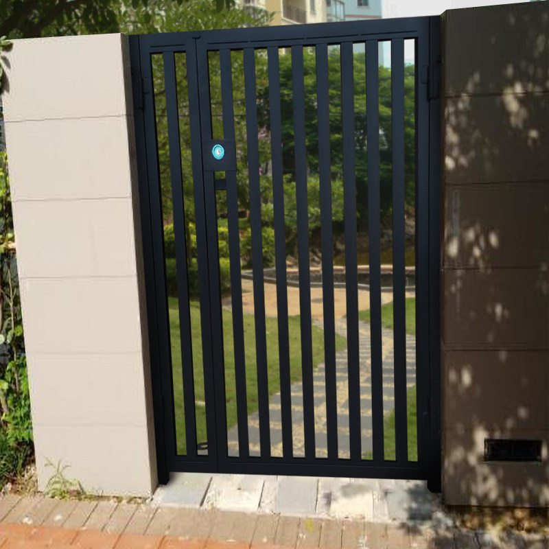 欧式铁艺庭院院门别墅围墙大门小区花园单开庭院门