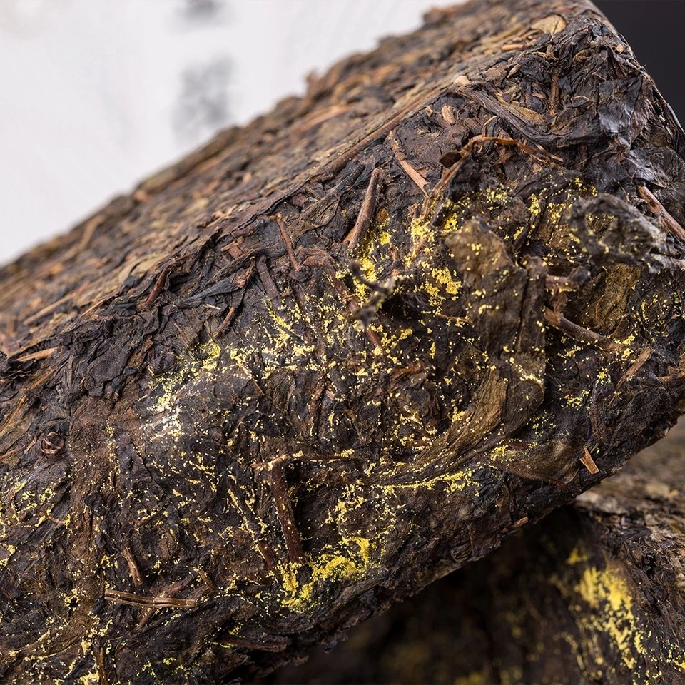 2017年裕隆泾阳金花茯茶砖茶陕西伏茶900g茶砖其它黑茶