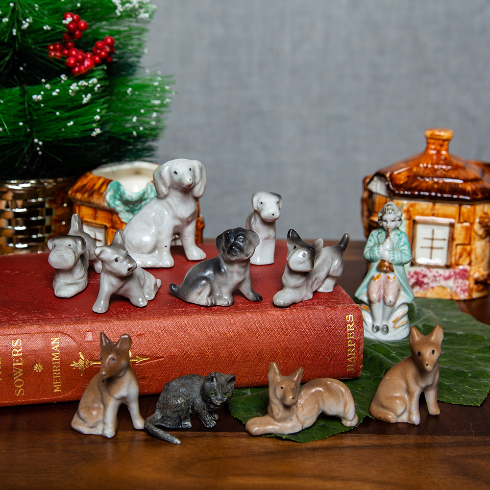 瓷娃娃陶瓷狗可爱汪星人ins风瓷手工艺品创意欧式摆件