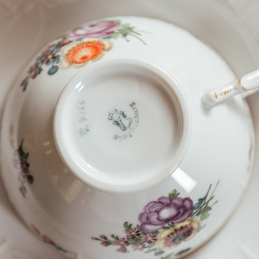 咖啡杯套装ins宁芬堡奢华手绘陶瓷欧式创意客厅摆件