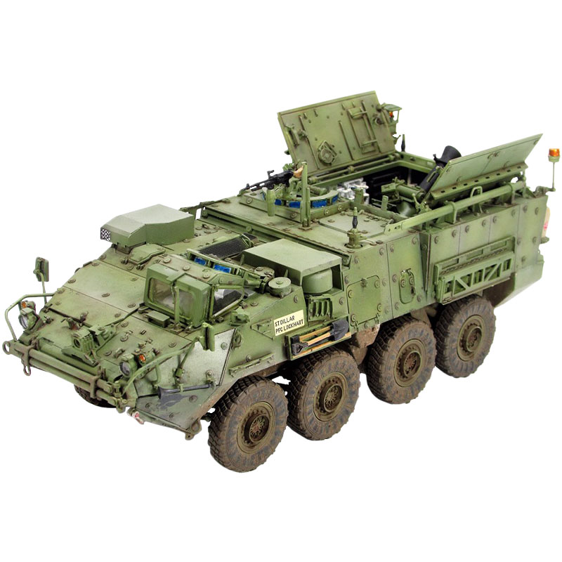 奇多模型小号手拼装战车美国m1129崔克迫击炮型01512坦克