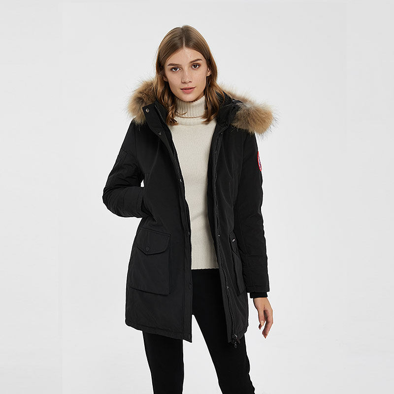 家有购物加拿大arctictbird男女情侣鹅绒羽绒保暖羽绒服