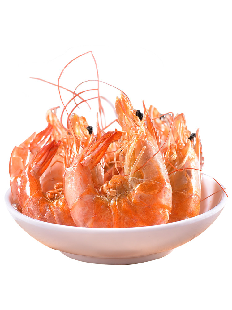 对虾阿竹即食大号烤虾500g虾干野生特大虾子虾干