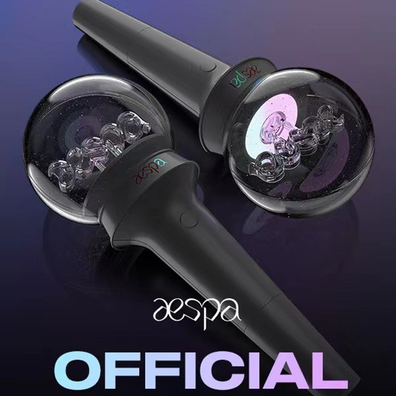 应援全款aespa官方officialfanlight特典小卡荧光棒
