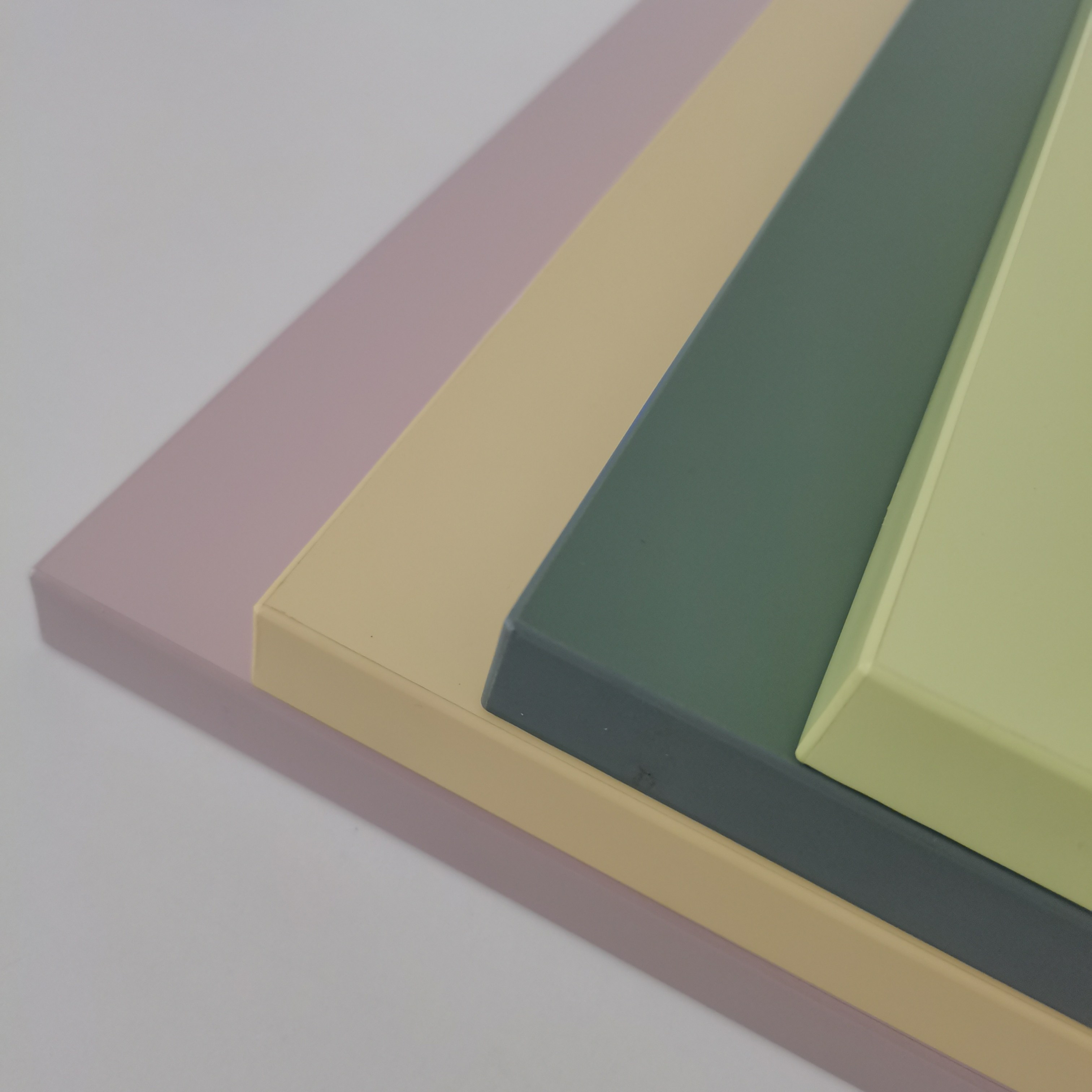 进口lgpet肤感柜门轻奢整体衣柜欧松板双饰面门板