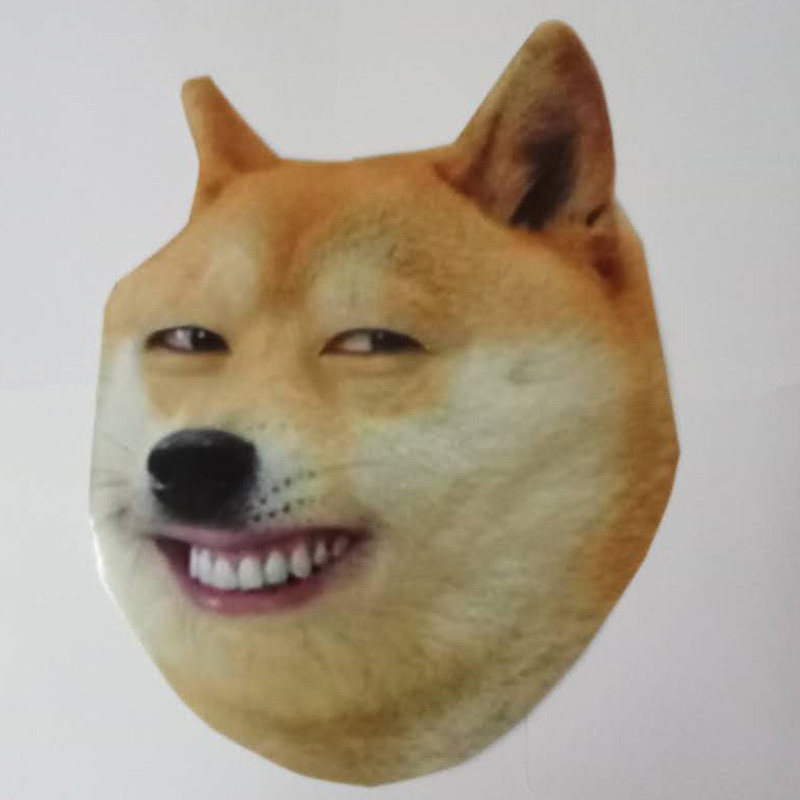 节日气氛派对道具纸质搞笑明星人脸假面俱拔河表情包接亲伴郎面俱