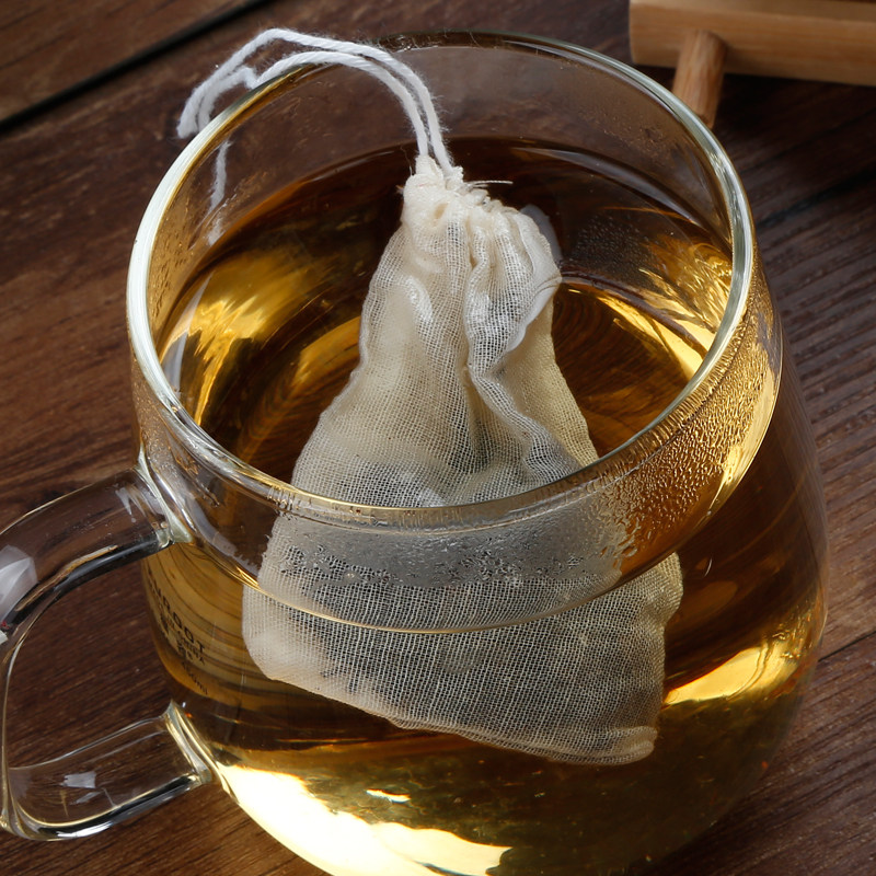 小号纱布袋卤中药袋中煲汤茶包布袋袋泡茶100个其它