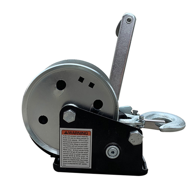 手摇绞盘手摇小吊机 编织带 手动绞盘手摇绞车手摇吊机拖车绞盘