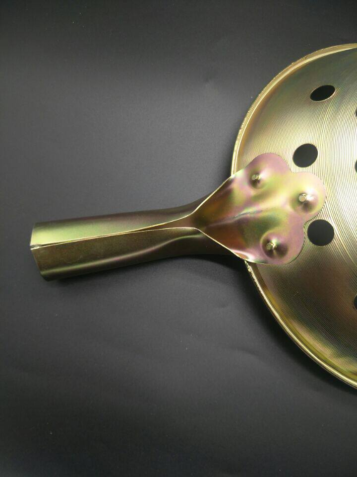 手工酸辣粉漏勺凉虾鱼面漏勺不锈钢大孔过滤漏粉条漏瓢肥肠漏专用