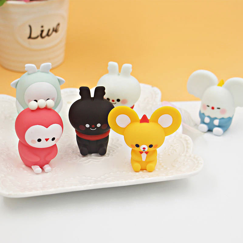 正版韩国wismal许愿精灵盲盒手办潮玩动物家族便宜潮玩盲盒