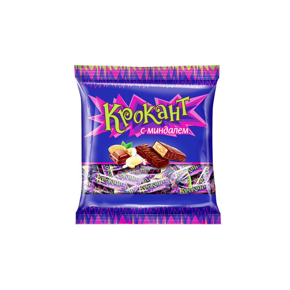 俄罗斯kdv进口糖果kpokaht紫皮糖零食散装喜糖夹心糖果500g