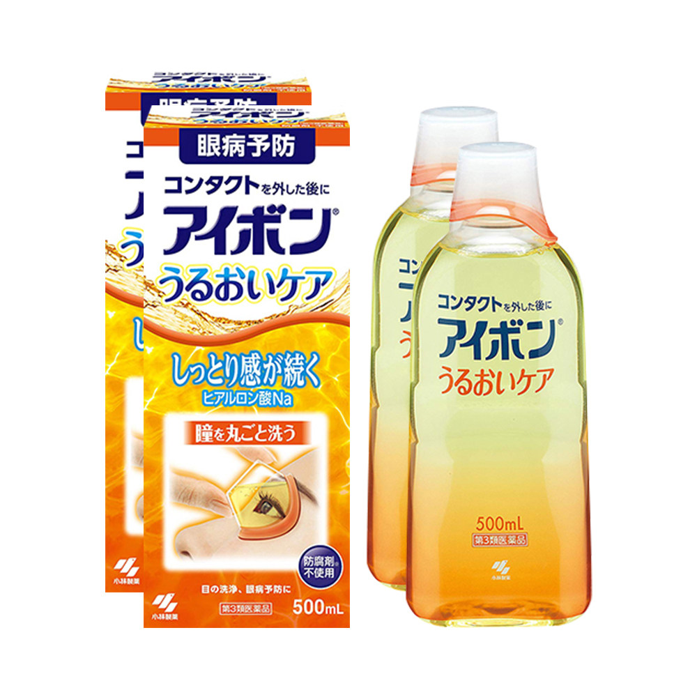 日本小林制药洗眼液500ml2-3隐形眼药水眼镜清凉角膜眼部国际五官用药