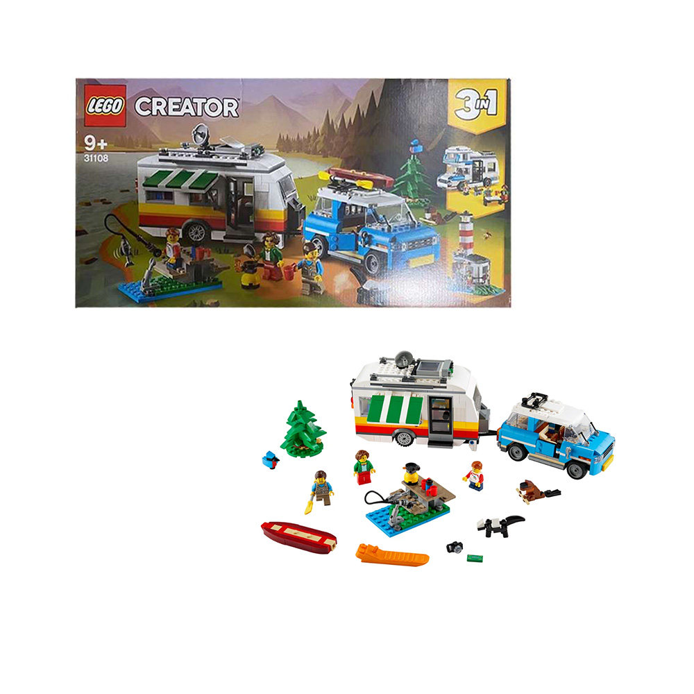 lego乐高积木拼装玩具创意百变系列大篷车31108塑料积木