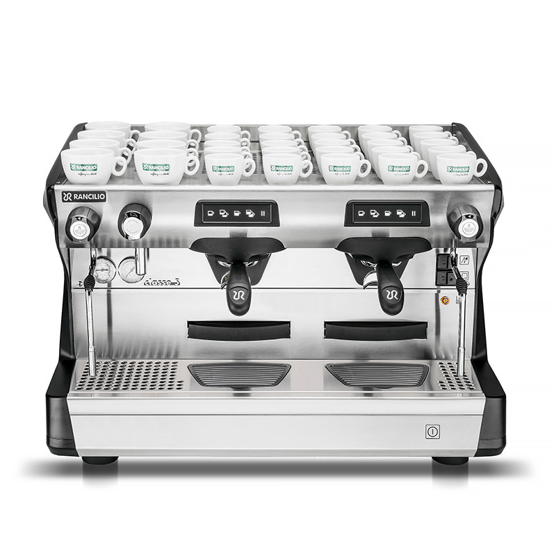 自营意大利rancilio兰奇里奥classe商用双头半自动咖啡机咖啡机