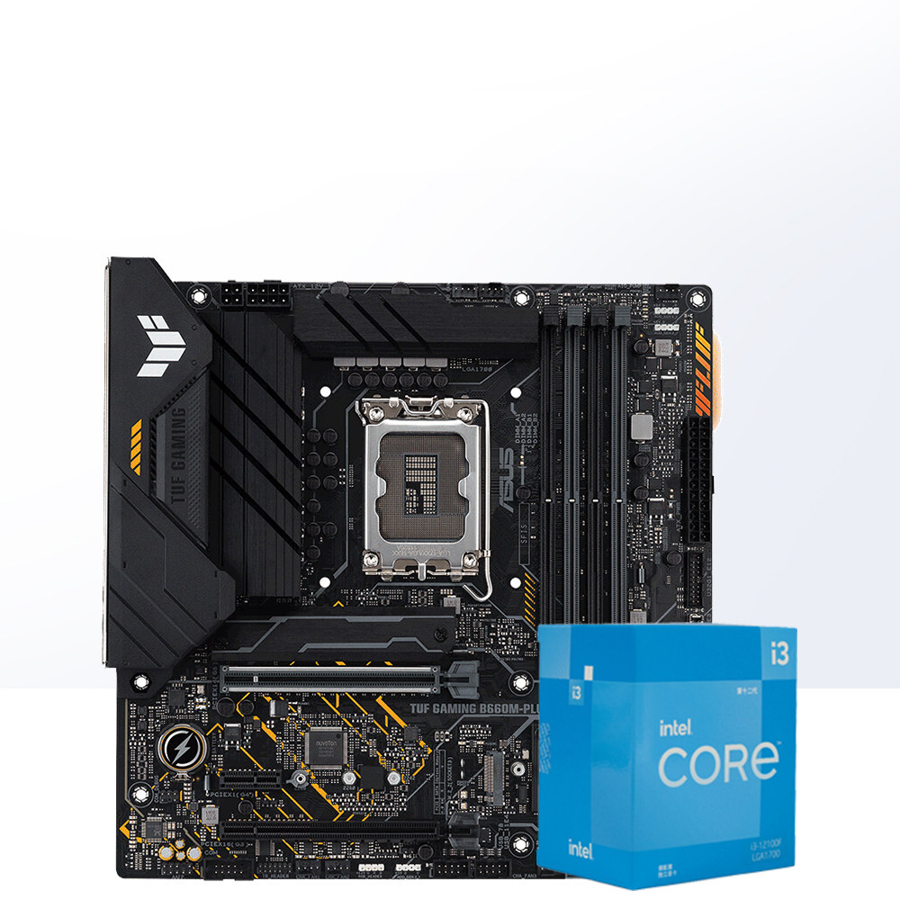 自营英特尔i310105f12100f盒装华硕b660cpu主板cpu主板套装
