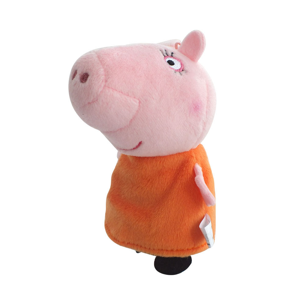 【直营】peppa pig小猪佩奇毛绒手偶可爱安抚娃娃玩具挂饰