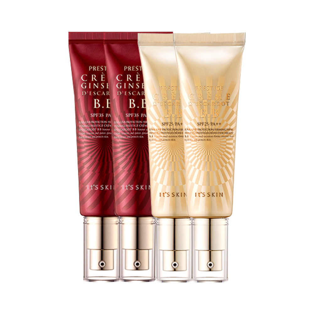韩国itsskin/伊思进口蜗牛晶钻bb霜遮瑕修护保湿50ml*2支